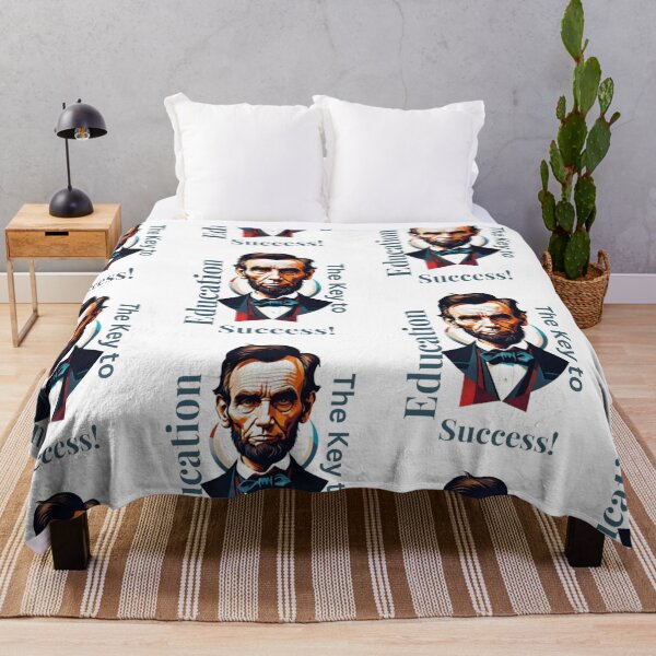 Item preview, Abraham Lincoln: Education, The Key to Success in Modern Art designed and sold by HOMEDESIGNPRINT.