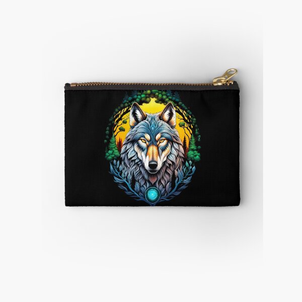 Item preview, Wolf in Circle of Trees, Ai Generated Art  designed and sold by ACC .