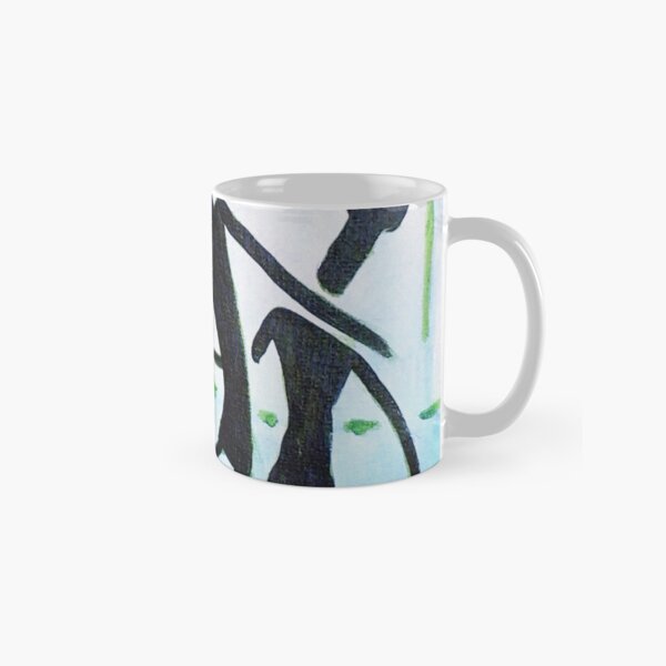 Walking in the rain Classic Mug