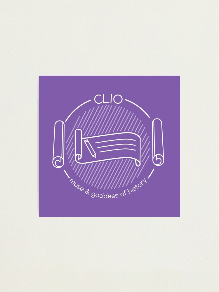 Lámina fotográfica «Clio diosa griega de la historia» de