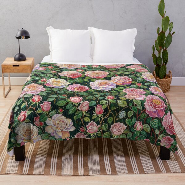Item preview, Klimt Pink Roses designed and sold by maniacfitness.