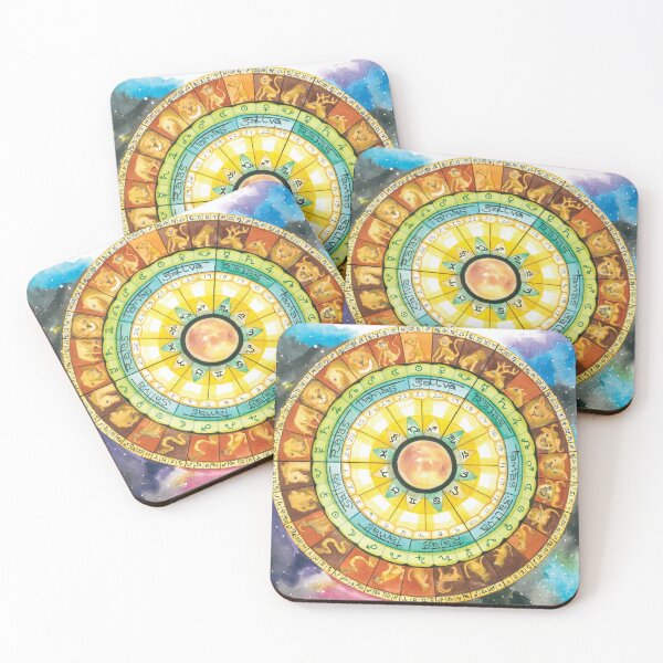 Item preview, Vedic Astrology Yoni Kuta Mandala with Animals designed and sold by michellegerber.