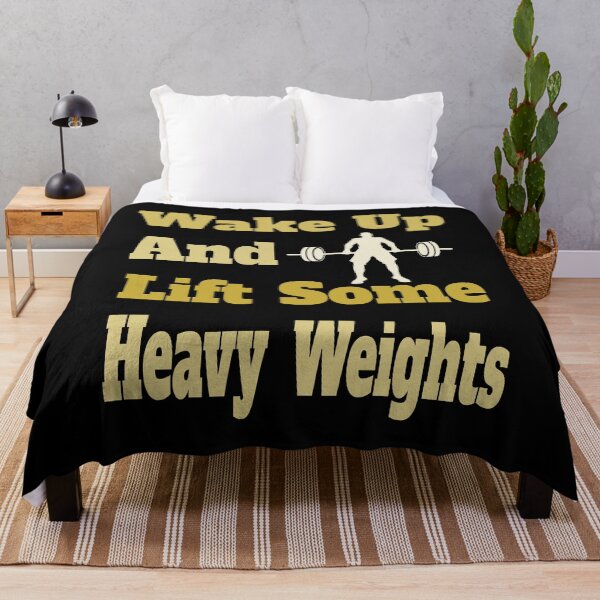 Item preview, Wake Up And Lift Some Heavy Weights. designed and sold by TheFineShirt.