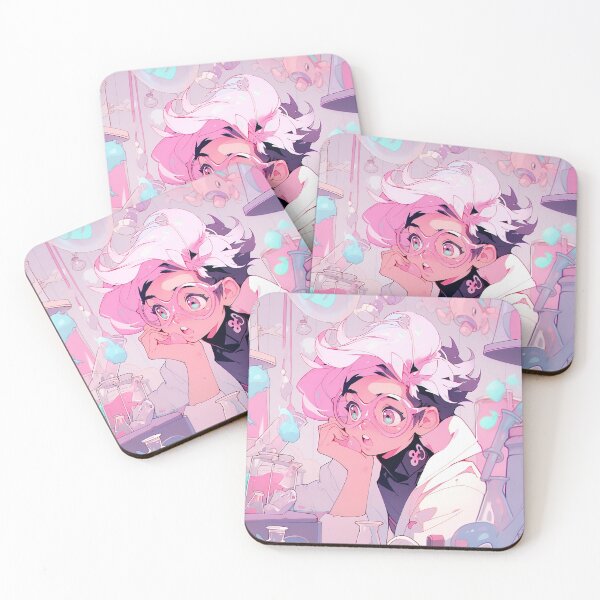 Item preview, Inquisitive Pastel Scientist Anime Girl designed and sold by bubblegoth.