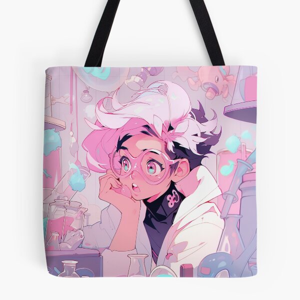 Item preview, Inquisitive Pastel Scientist Anime Girl designed and sold by bubblegoth.