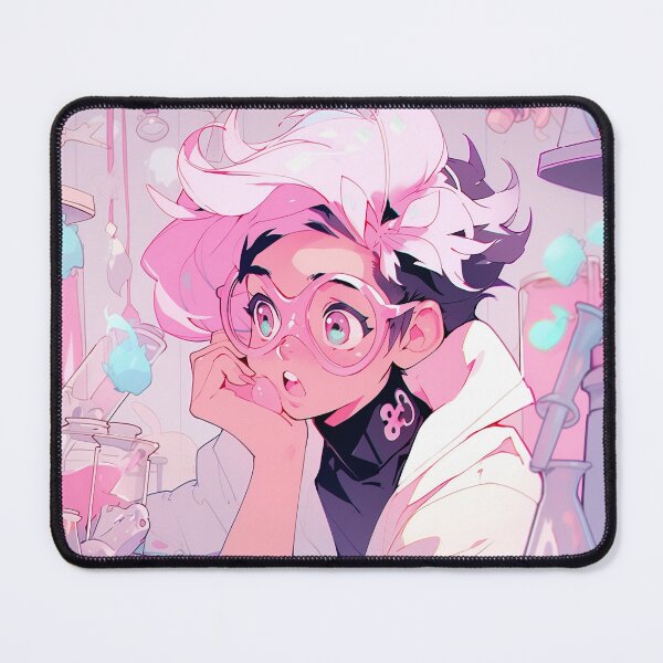 Item preview, Inquisitive Pastel Scientist Anime Girl designed and sold by bubblegoth.