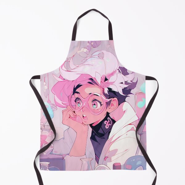 Item preview, Inquisitive Pastel Scientist Anime Girl designed and sold by bubblegoth.