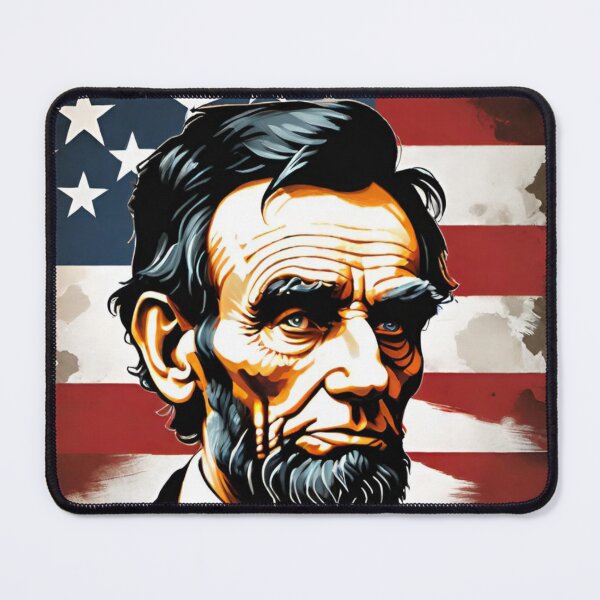 Item preview, Abraham Lincoln: A Stylized Portrait of Strength and Unity designed and sold by HOMEDESIGNPRINT.