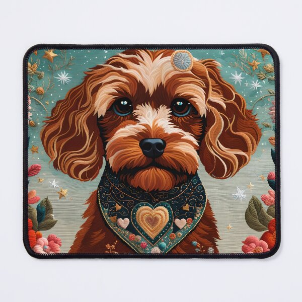 Item preview, Embroidery Art - The Poodle designed and sold by TWNightingale.