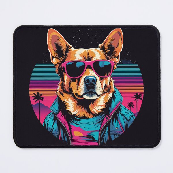 Item preview, When your little dog adopts glasses, every playtime becomes a fashion performance worthy of applause designed and sold by Pulsant  Paintings.