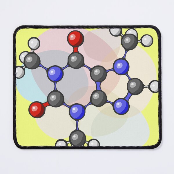 Item preview, Caffeine molecule designed and sold by Mean Tones.
