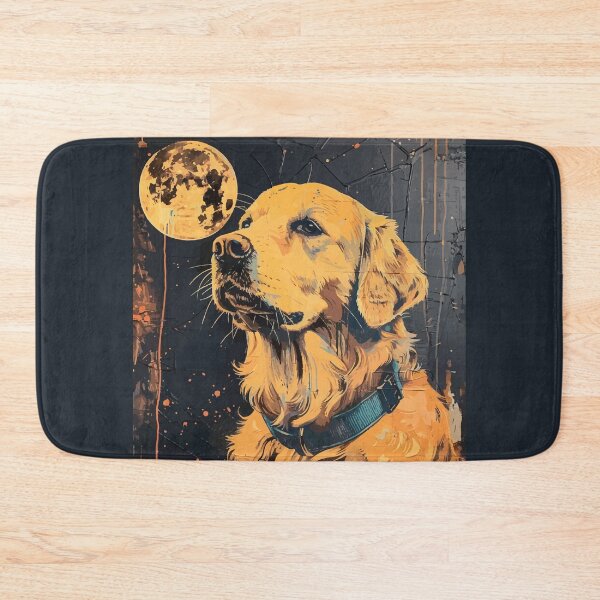 Item preview, Golden retriever dog grunge portrait designed and sold by etherElric.
