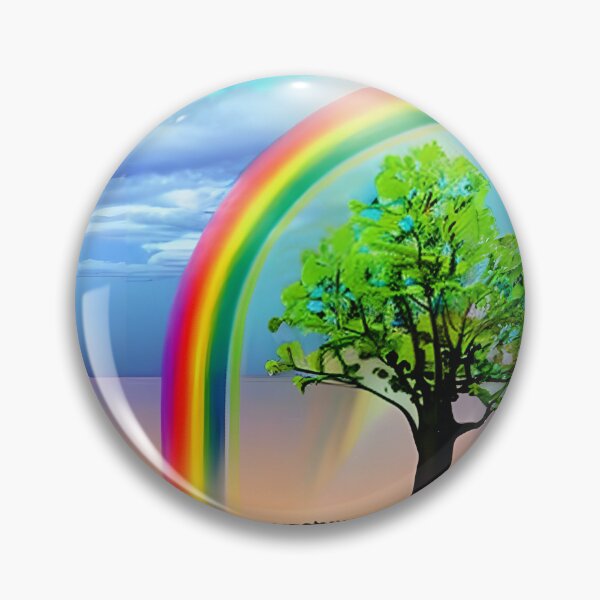 Item preview, Green Tree Under a Rainbow  designed and sold by Marymarice.