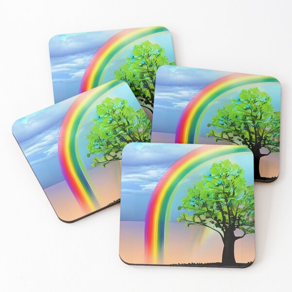 Item preview, Green Tree Under a Rainbow  designed and sold by Marymarice.