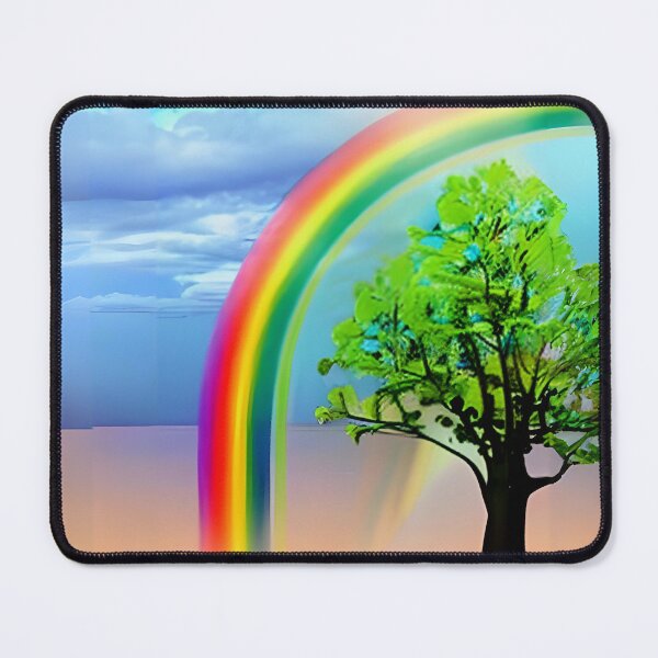 Item preview, Green Tree Under a Rainbow  designed and sold by Marymarice.