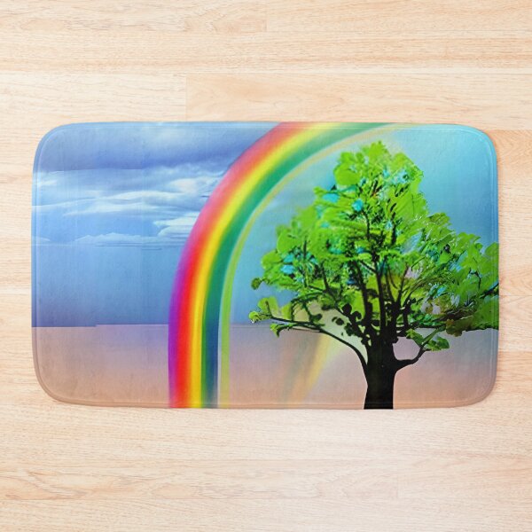 Item preview, Green Tree Under a Rainbow  designed and sold by Marymarice.