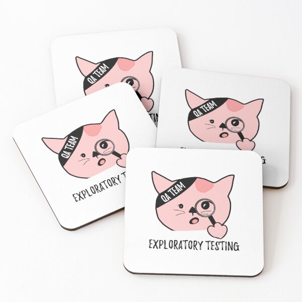 Item preview, Funny hilarious cat qa tester / qa engineer exploratory testing designed and sold by stayartsy07.