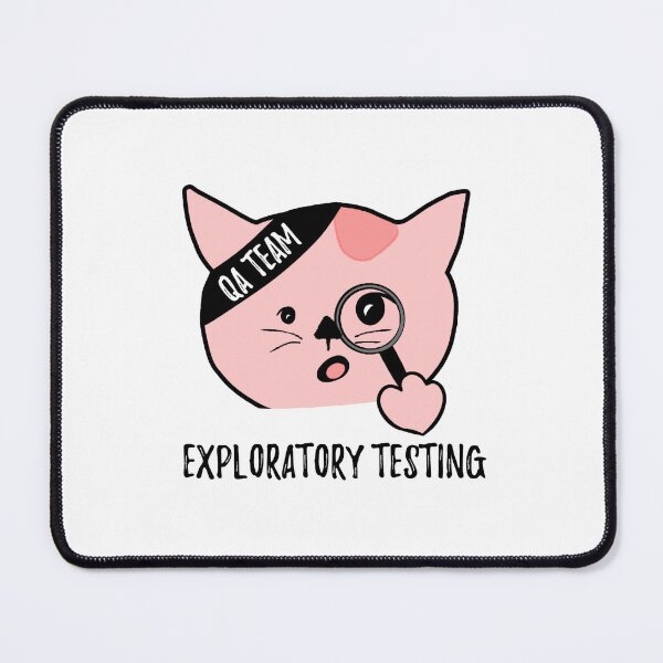 Item preview, Funny hilarious cat qa tester / qa engineer exploratory testing designed and sold by stayartsy07.