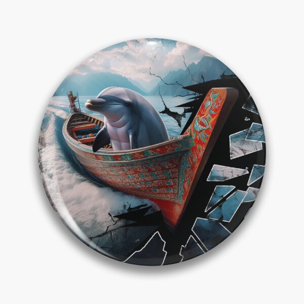 Item preview, delfin - delfin - animal - lovers-dolphin boating- designed and sold by Bukhisz.