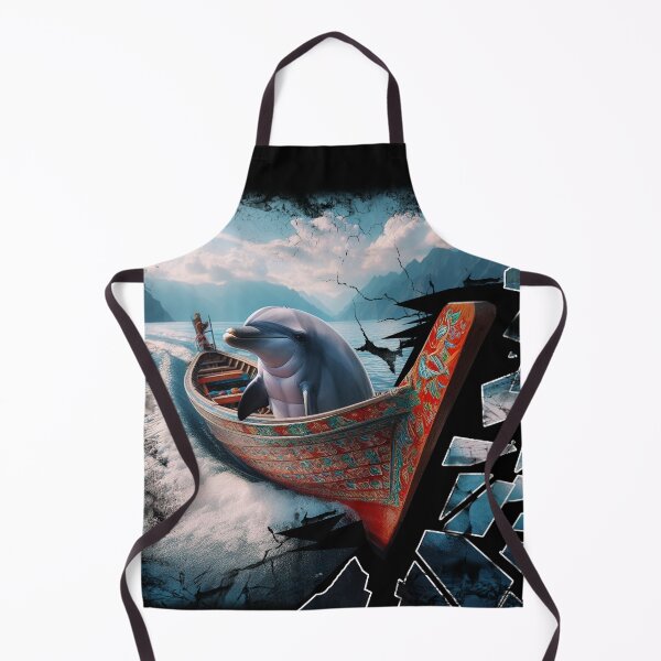 Item preview, delfin - delfin - animal - lovers-dolphin boating- designed and sold by Bukhisz.