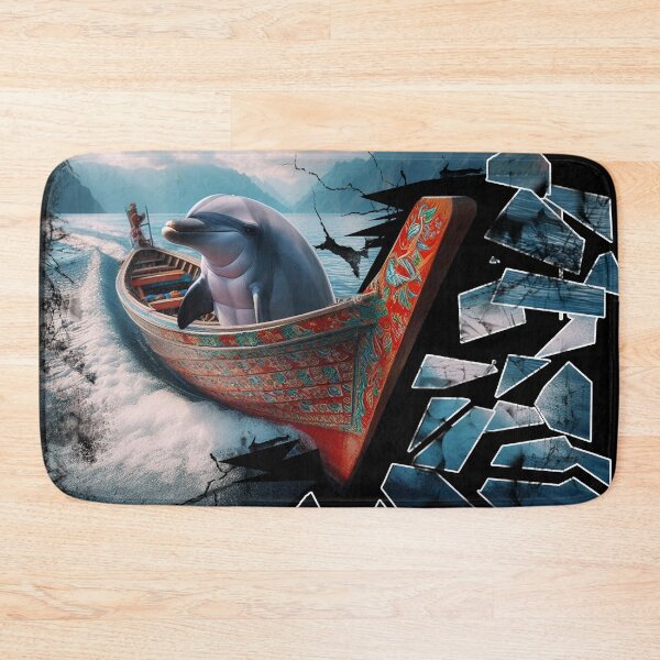 Item preview, delfin - delfin - animal - lovers-dolphin boating- designed and sold by Bukhisz.