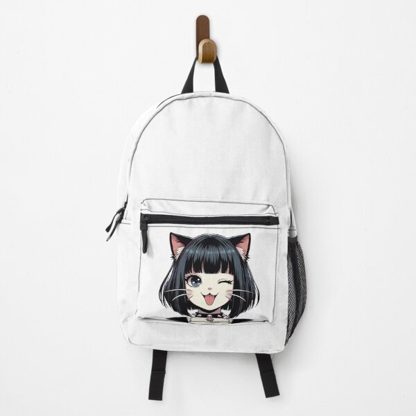 Item preview, Winking Manga Cat Girl designed and sold by bhoomin7.