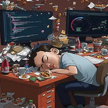 Artwork thumbnail, Eat, Sleep, Code, Repeat by softwaretesting