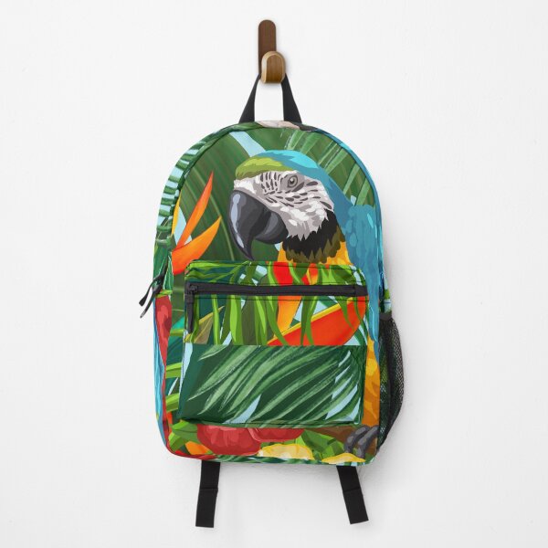Item preview, Tropical macaw birds and plants designed and sold by BritishDelights.