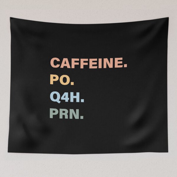 Artikelvorschau, Koffein Po Q4h Prn entworfen und verkauft von belladesign7.