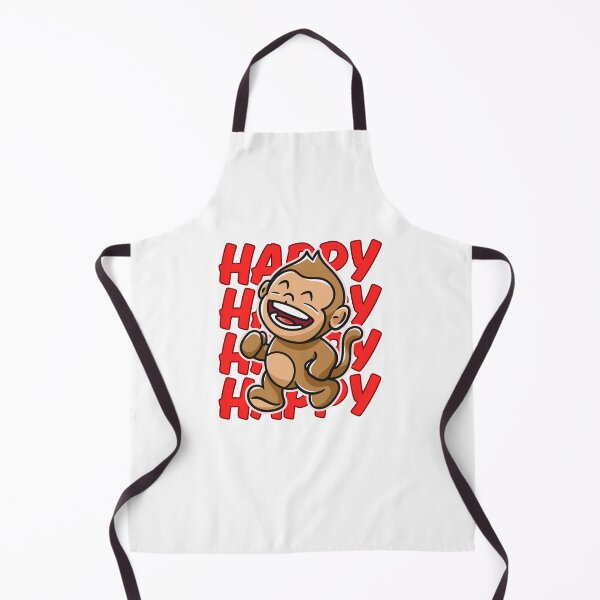 Item preview, Cute happy monkey love designed and sold by Shopjerry.