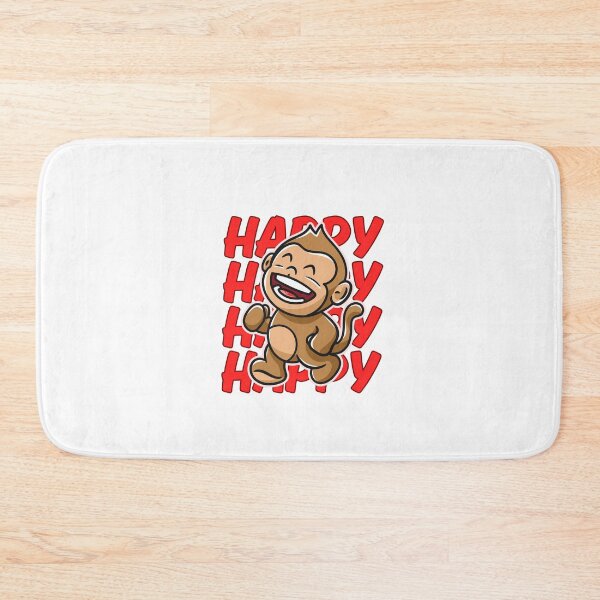 Item preview, Cute happy monkey love designed and sold by Shopjerry.