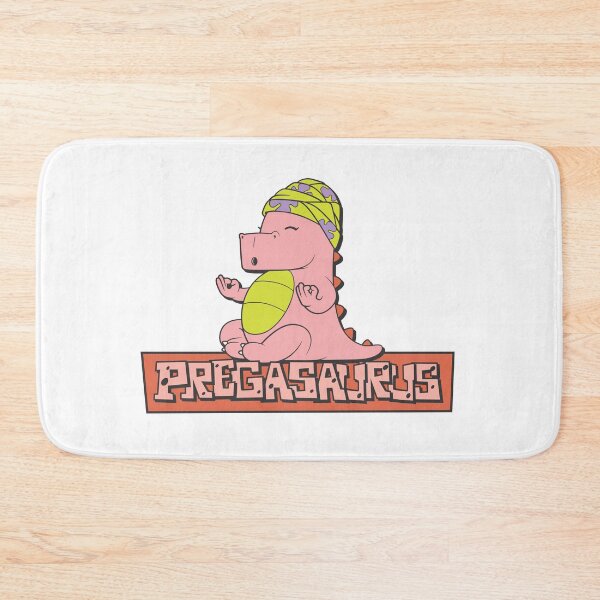 Item preview, "Pregasaurus: A Funny Maternity Comic Featuring Cute Pregnant Yoga T-Rex" designed and sold by artworkathome.