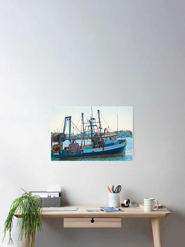 Thumbnail 2 of 3, Poster, Rusty Workboat designed and sold by Ruth Curtis.