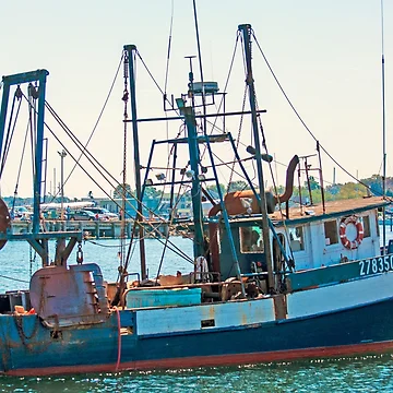 Artwork thumbnail, Rusty Workboat by Ruth Curtis