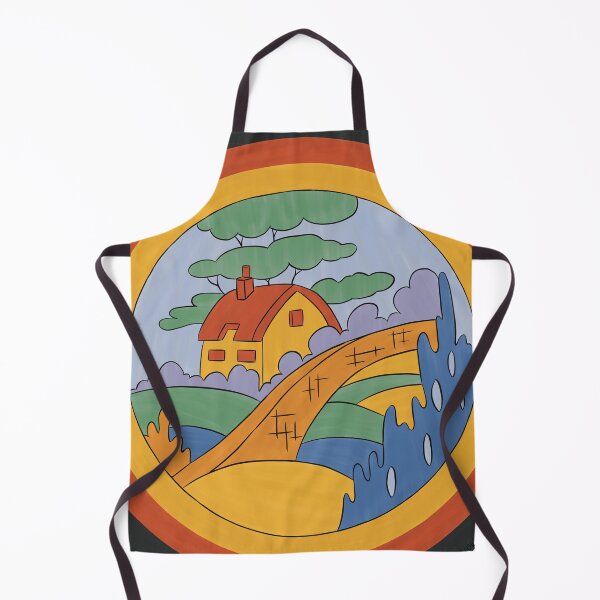 Item preview, Clarice Orange Bridge Red Roof Reproduction designed and sold by MadeByGeeClowes.