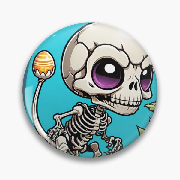Item preview, Easter Gothic Skeleton with Whimsical Eggs designed and sold by Tw1nsAIArt.