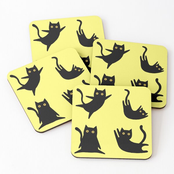 Item preview, Black Cat Pattern designed and sold by PatternInArt.