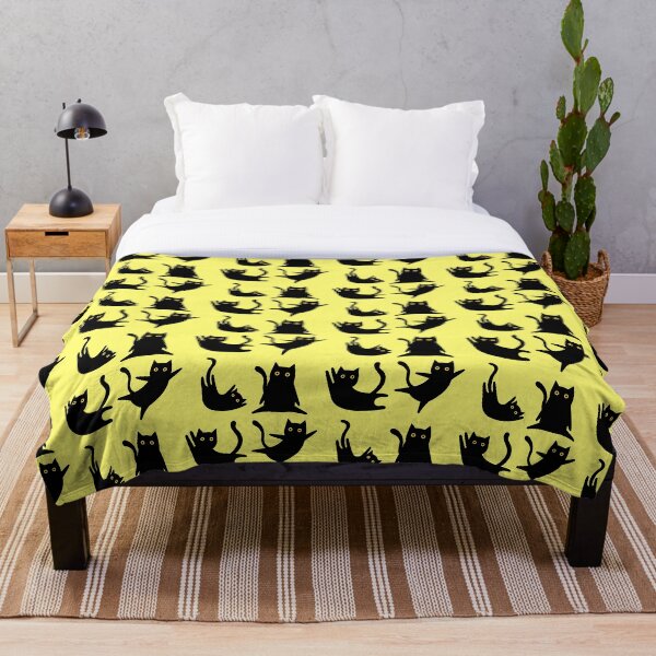 Item preview, Black Cat Pattern designed and sold by PatternInArt.