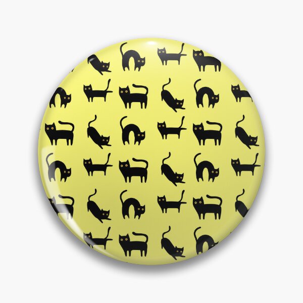 Item preview, Patrón de gato negro designed and sold by PatternInArt.