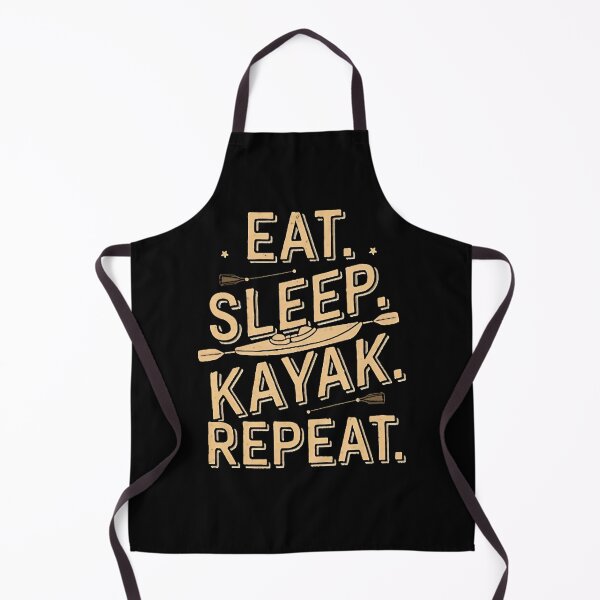 Item preview, Eat Sleep Kayak Repeat Kayak Funny designed and sold by DomTeesHaven.