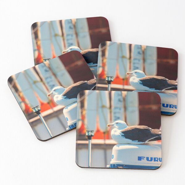 Item preview, Seagull resting on engine... designed and sold by Ruth Curtis.