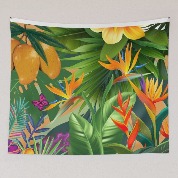 Item preview, Tropical jungle plants designed and sold by BigfeetLittlepaws.