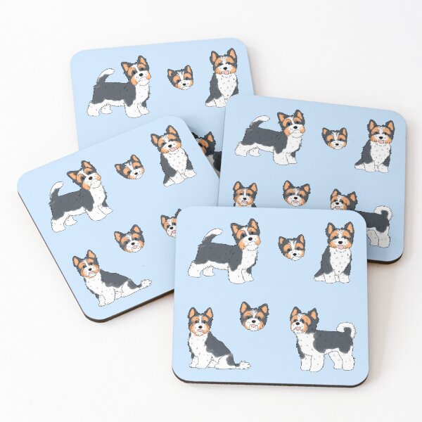 Item preview, Biewer Terrier dog pack designed and sold by Yaragold.
