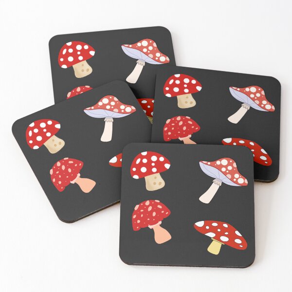 Item preview, Red Mushroom Pattern designed and sold by PatternInArt.