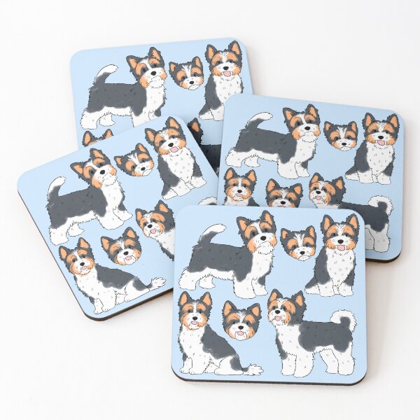 Item preview, Cute Biewer Terrier dog pattern  designed and sold by Yaragold.