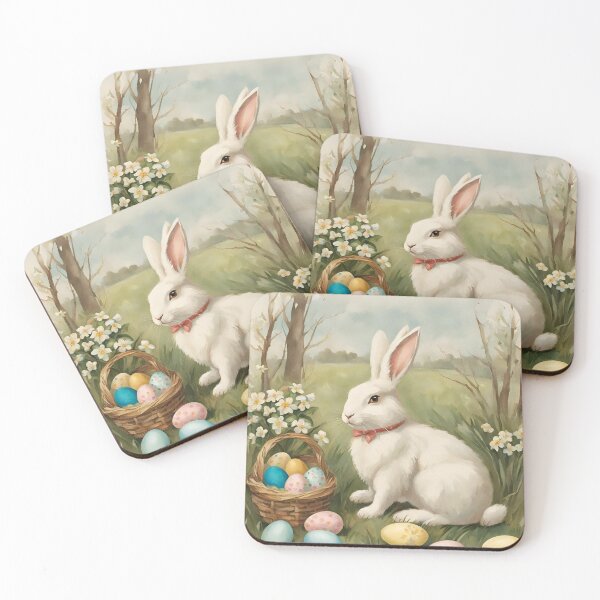 Item preview, Copy of Cottagecore  2 - Easter Eggs and Bunnies 3 designed and sold by rylalgarra.