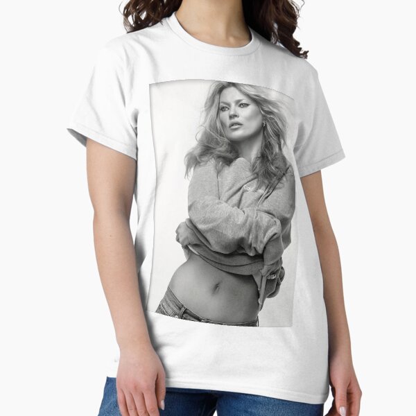 Aperçu de l'œuvre Kate Moss Décoration murale sur toile tendance créée et vendue par Little-Shop-18.