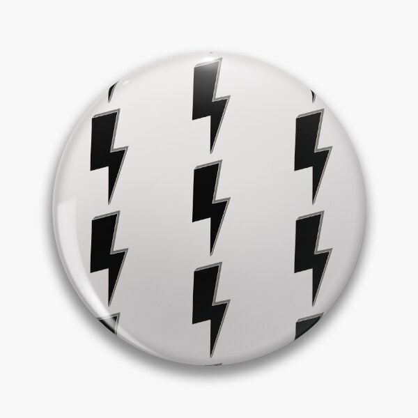 Item preview, Black & Grey Lightning Bolt ; Pattern designed and sold by PatternInArt.
