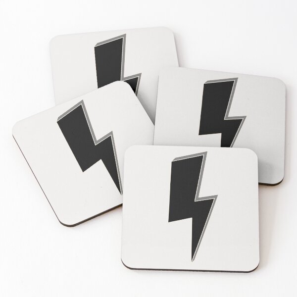 Item preview, Black & Grey Lightning Bolt ; Pattern designed and sold by PatternInArt.