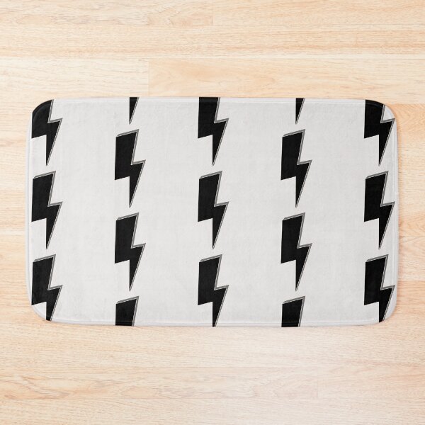 Item preview, Black & Grey Lightning Bolt ; Pattern designed and sold by PatternInArt.